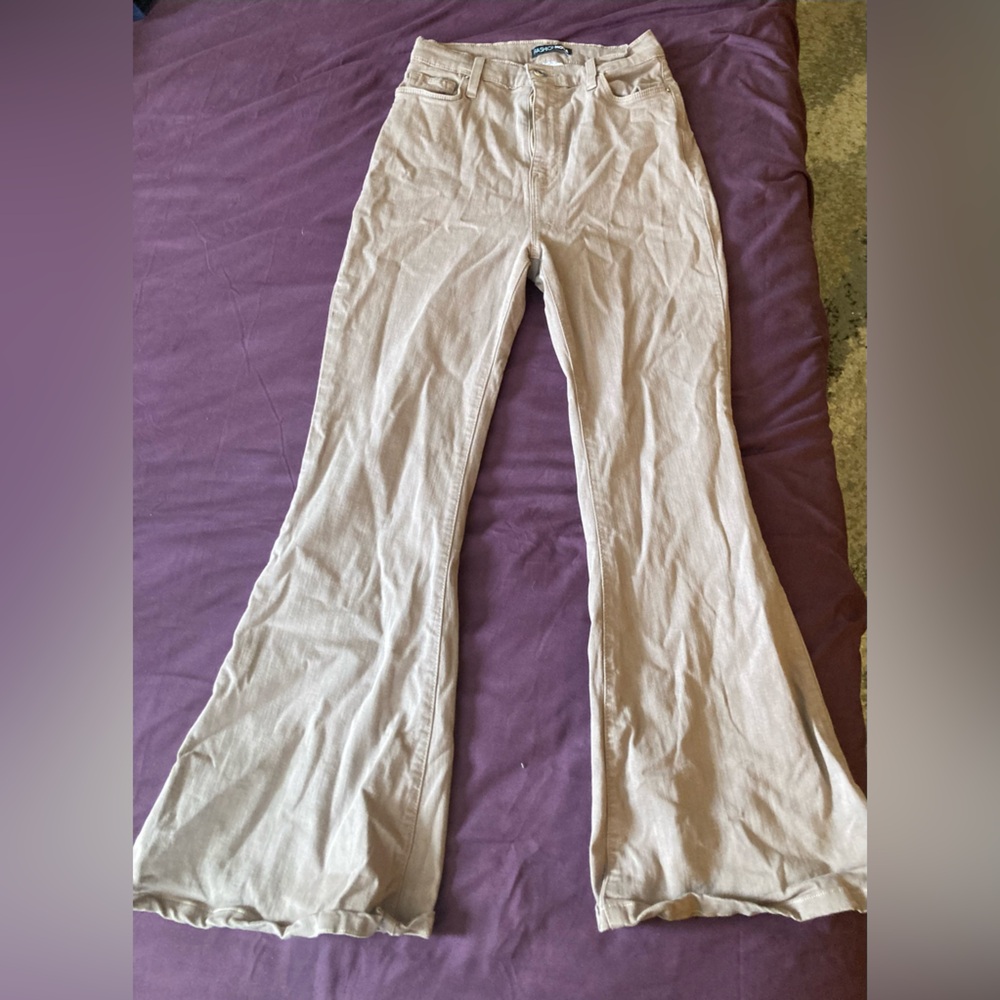 Brown flared jeans